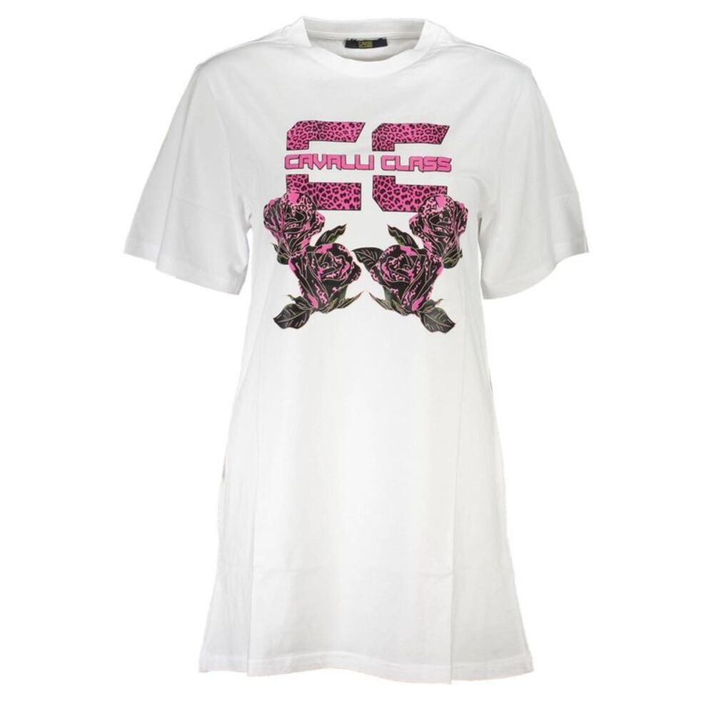 Cavalli Class White Cotton Women's Women's Dress